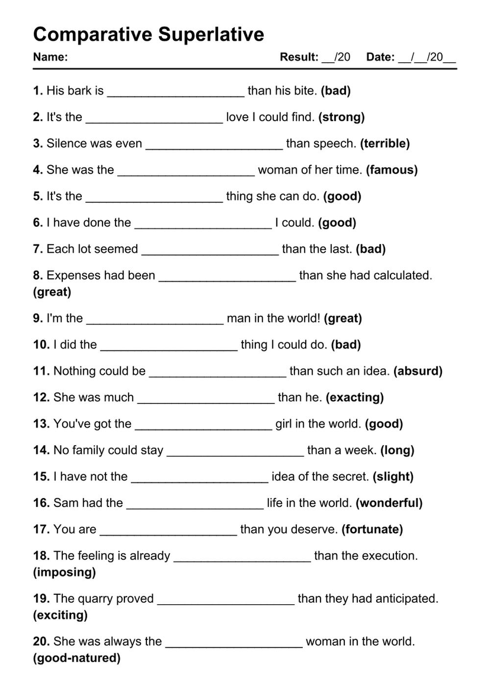Adjectives And Adverbs Comparative And Superlative Task Cards COLOR Minds In Bloom Unlimited