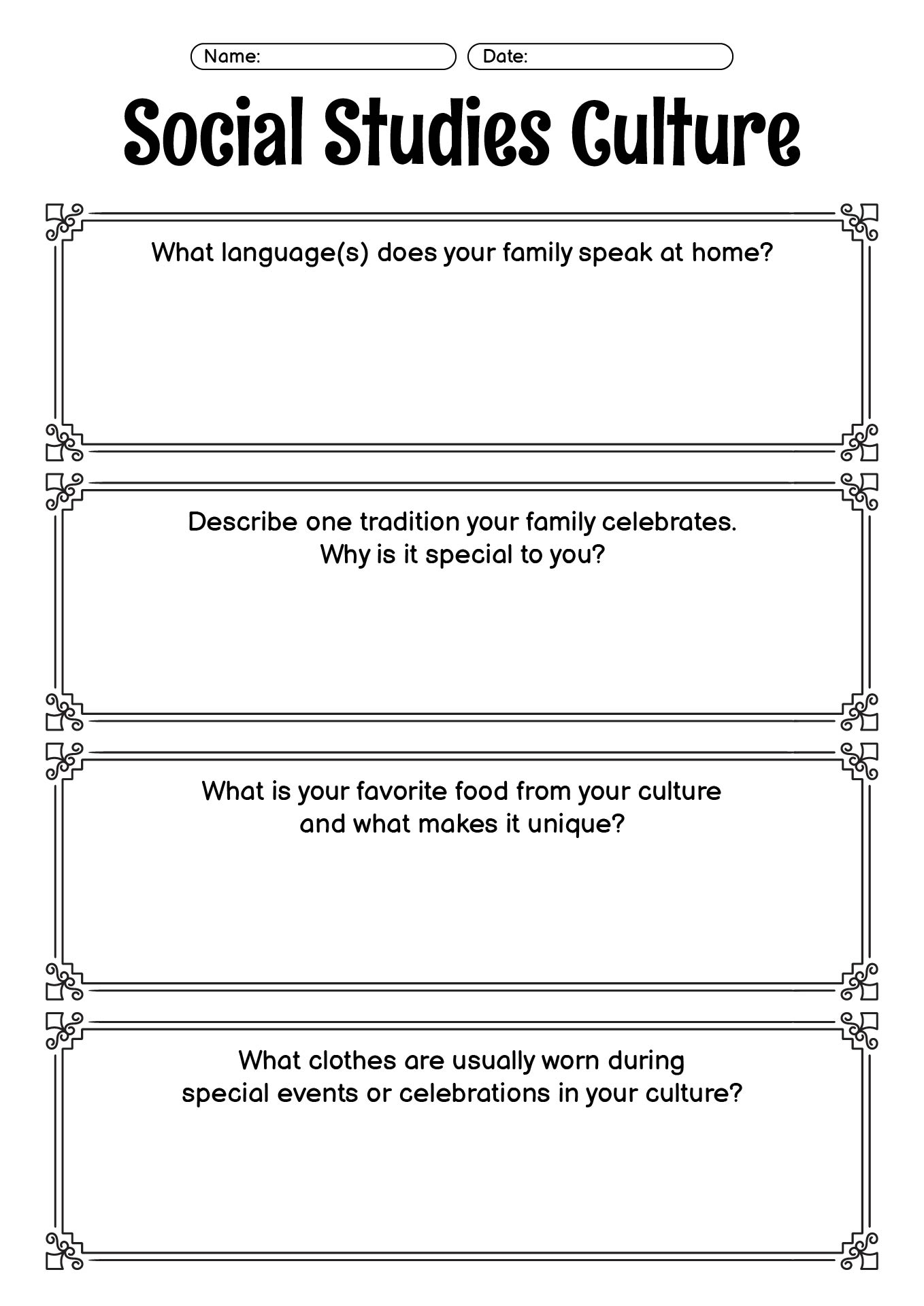 13 Social Studies Culture Worksheet Free PDF At Worksheeto 13 Social Studies Culture Worksheet Free PDF At Worksheeto
