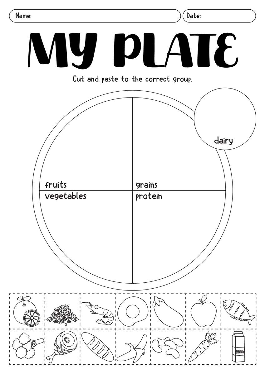 14 Healthy Eating Plate Printable Worksheet Free PDF At Worksheeto 14 Healthy Eating Plate Printable Worksheet Free PDF At Worksheeto