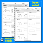 2 Digit By 1 Digit Area Model Multiplication Worksheets Made By Teachers