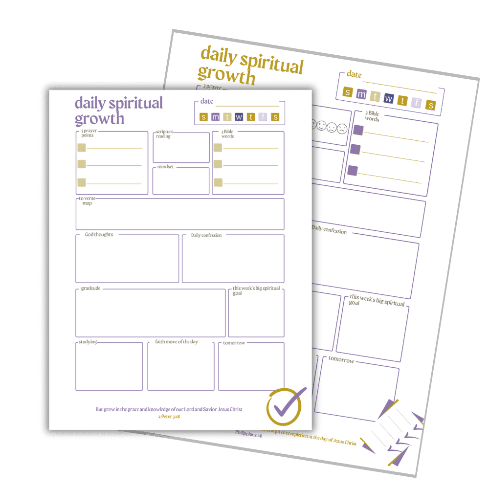 2024 Christian Goal Setting Planner Jesus Centered