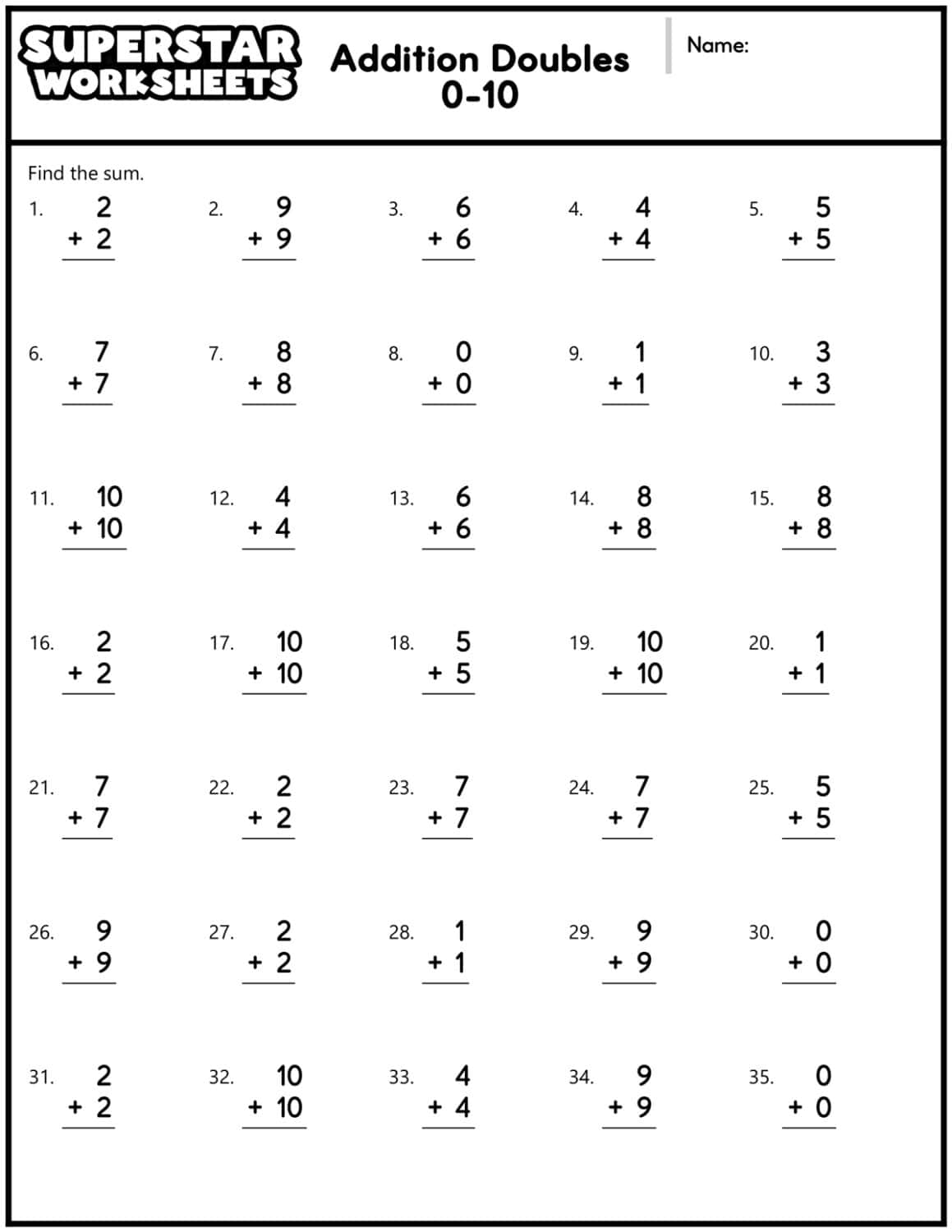 2nd Grade Addition Worksheets Superstar Worksheets Page 4 Free Printable 2nd Grade Math Worksheets Canva