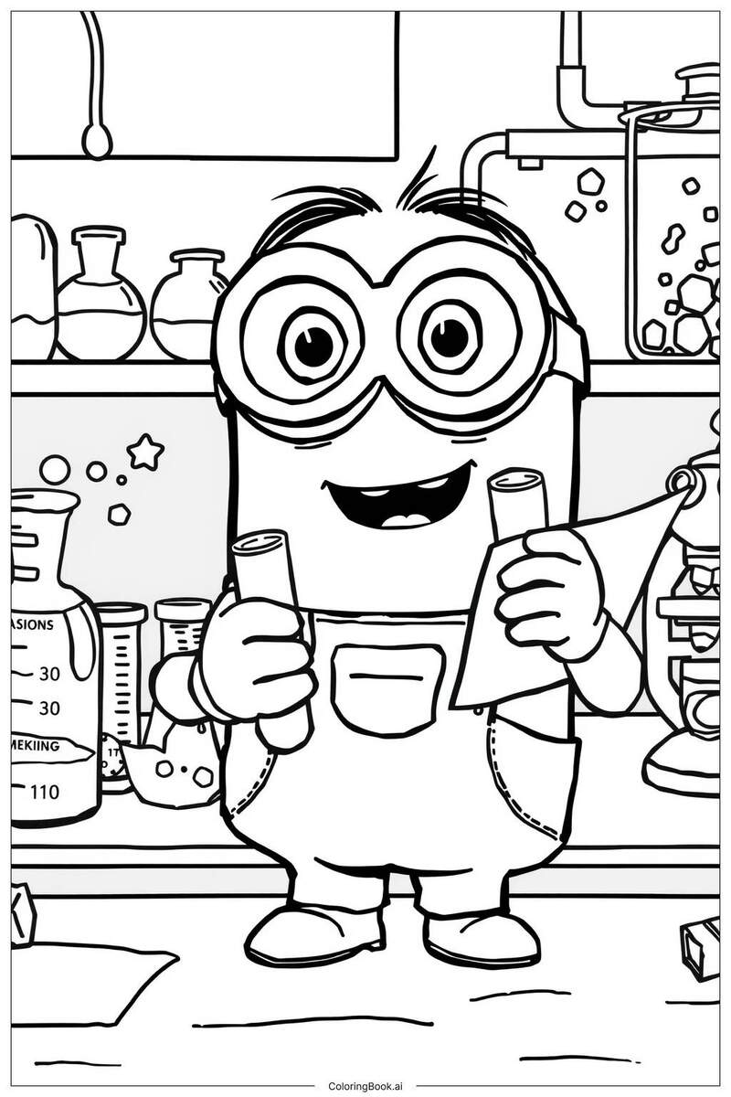 33 Minion Coloring Pages Free PDF PNG Printables