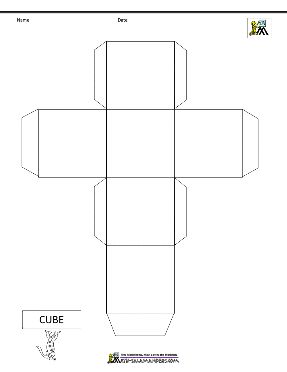 3d Geometric Shapes Nets