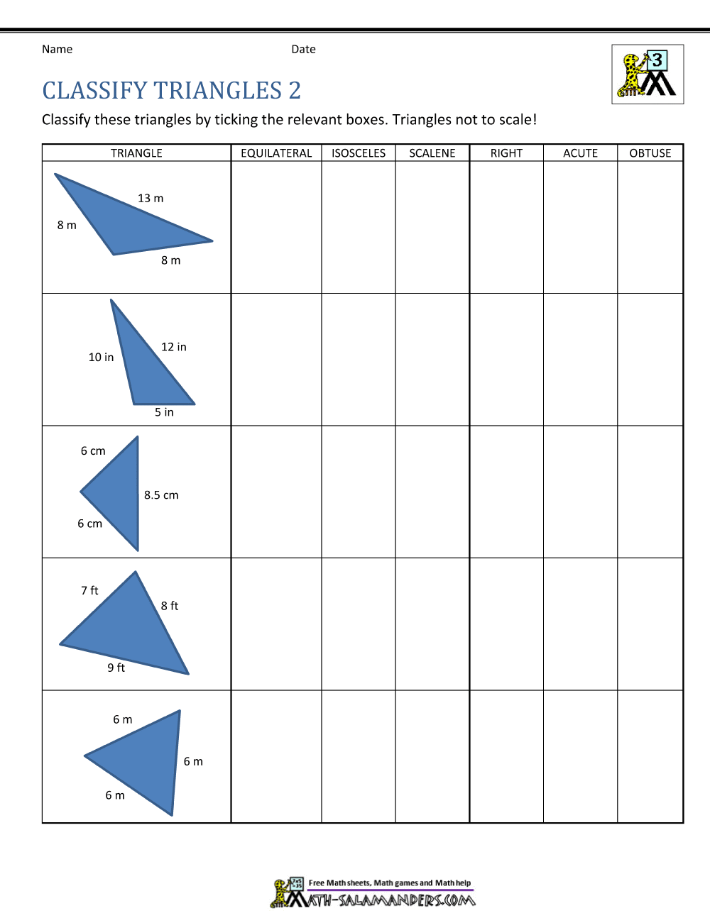 Third Grade Geometry Shapes