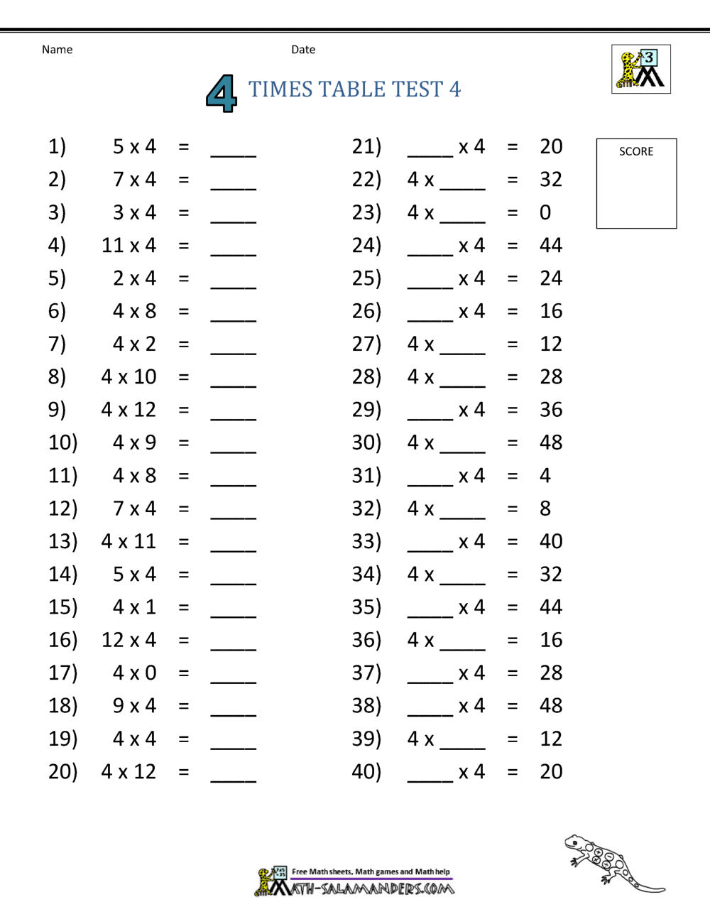 Multiplication Times Tables Worksheets 2 3 4 Times Tables Three Worksheets FREE Printable Worksheets Worksheetfun