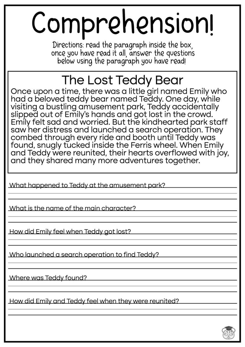 5 Printable Reading Comprehension English Worksheets Ages 4 7 KG1 To Grade 2 Etsy Norway 5 Printable Reading Comprehension English Worksheets Ages 4 7 KG1 To Grade 2 Etsy Norway