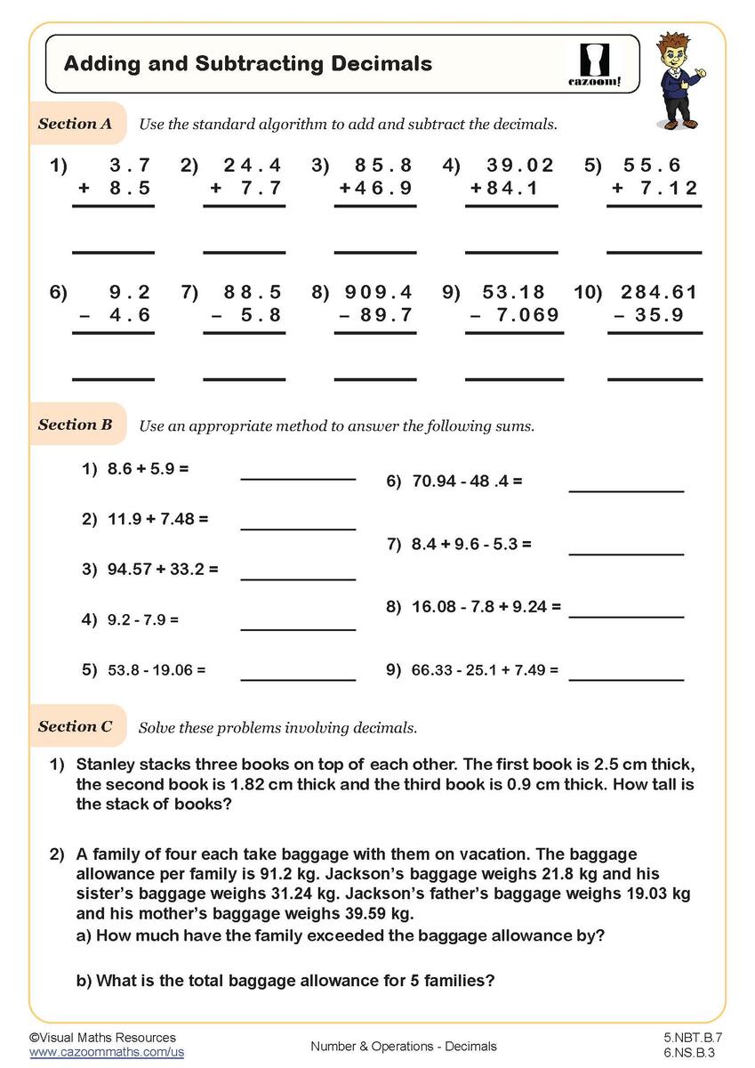 5th Grade Math Worksheets PDF Printable PDF Worksheets Cazoom Math 5th Grade Math Worksheets For Free ArgoPrep
