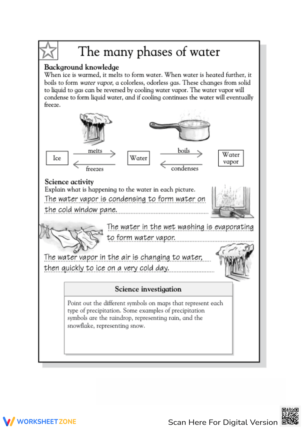 5th Grade Water Worksheets 5th Grade Water Worksheets