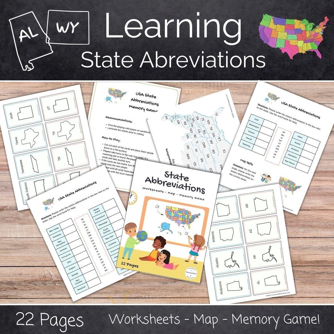 7 page FREE Washington State History Printable