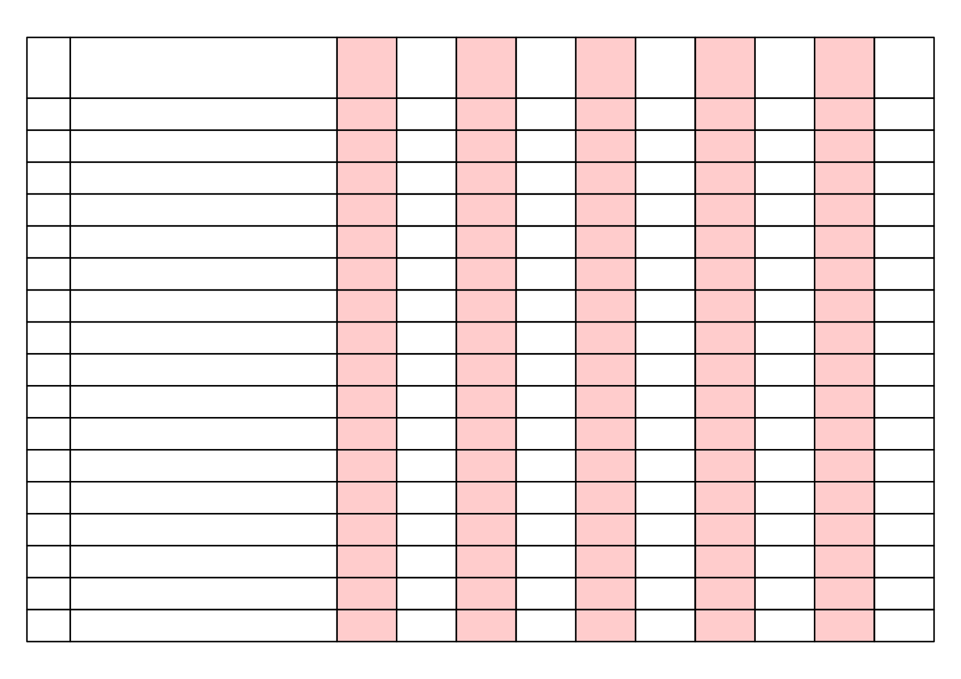 8 Column Worksheet 10 Free PDF Printables Printablee