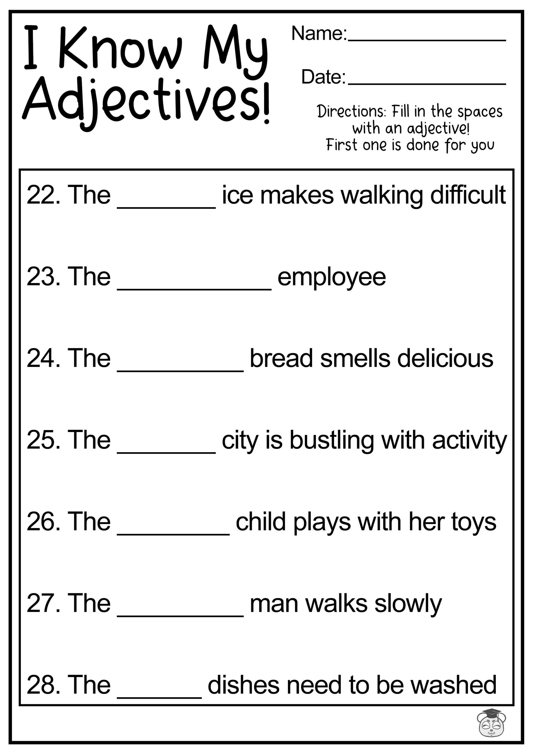 I Have A Pet Worksheet Fill In The Blanks Super Simple