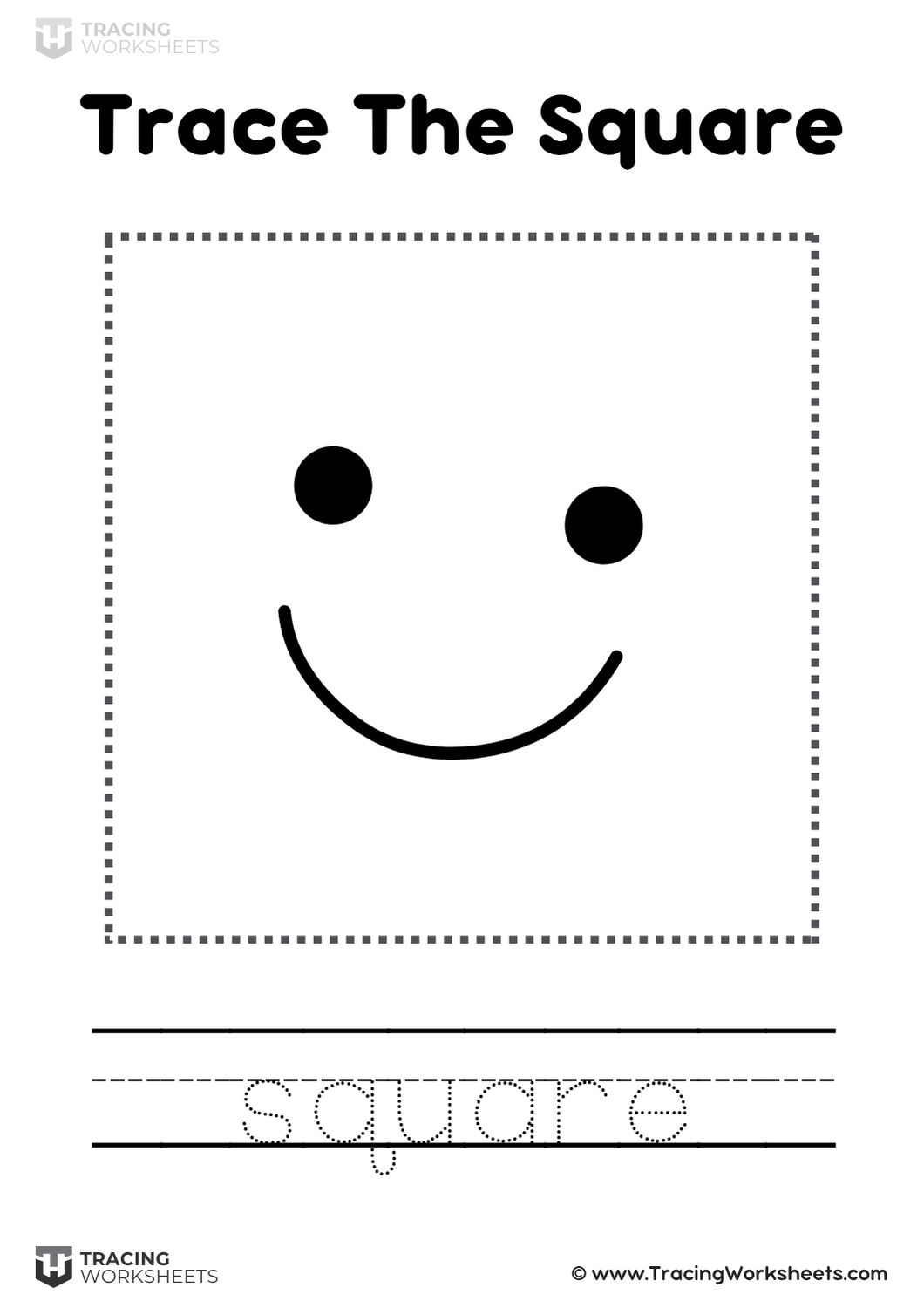9 Square Tracing Worksheets Free Printable