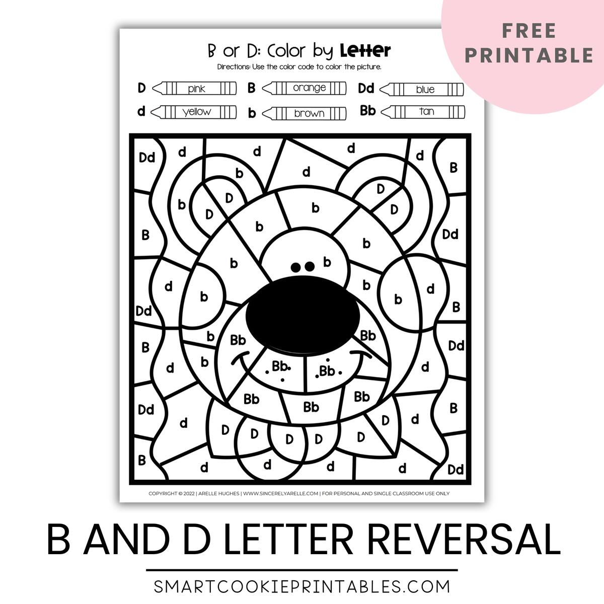 A Quick Guide To B And D Letter Reversals And How To Fix Them Free Printables Included Smart Cookie Printables A Quick Guide To B And D Letter Reversals And How To Fix Them Free Printables Included Smart Cookie Printables