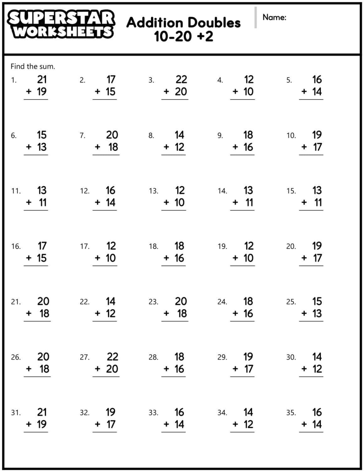 Division Facts Worksheets