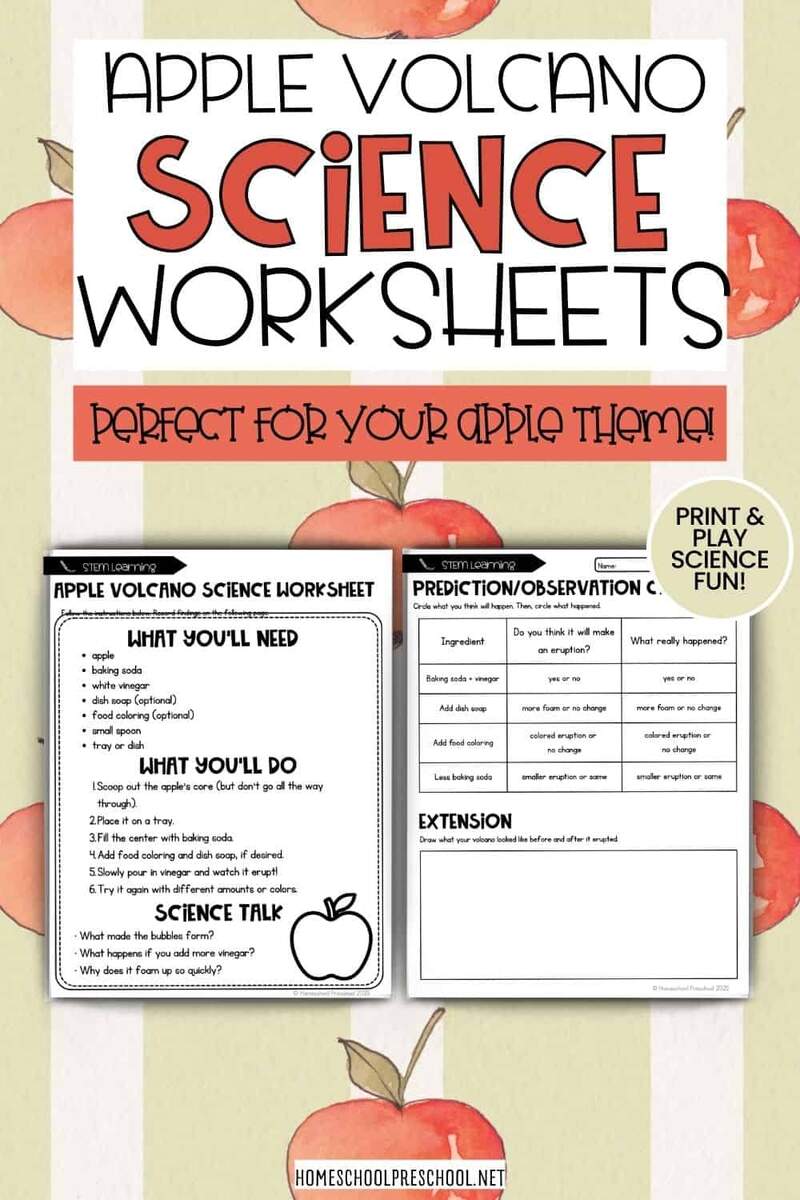 Apple Volcano Science Experiment A Fun And Educational Activity