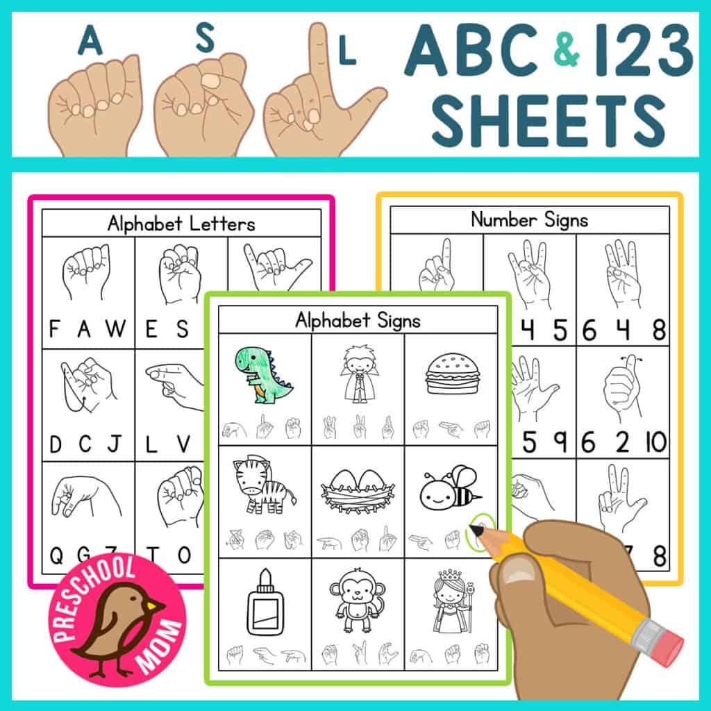 Sign Language Everyday Phrases Free Coloring Pages PDF Printables And Worksheets Lesson Tutor