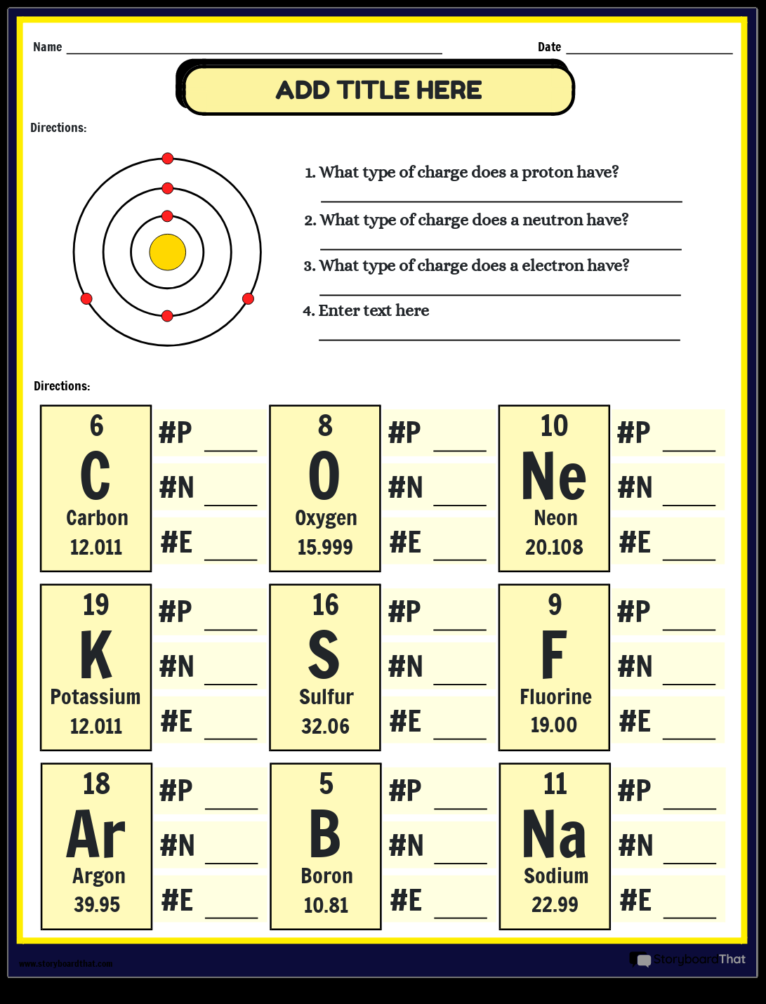 Atoms Molecules Worksheets Free Science Tools Atoms Molecules Worksheets Free Science Tools