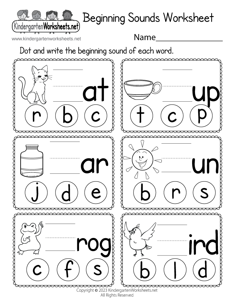 Free CVC Worksheet Kindergarten Downloadable Worksheets