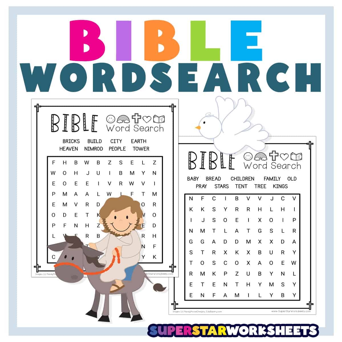 Bible Word Search Superstar Worksheets Bible Word Search Superstar Worksheets