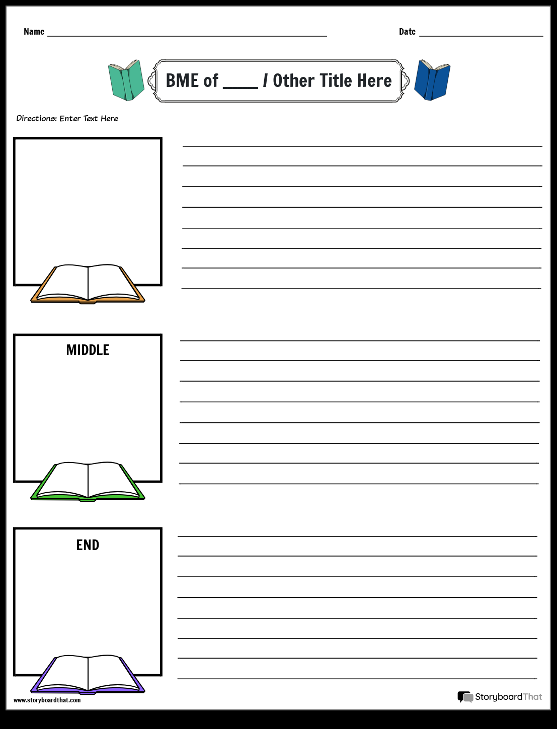 BME Worksheets Storyboard That Templates For Easy Creation