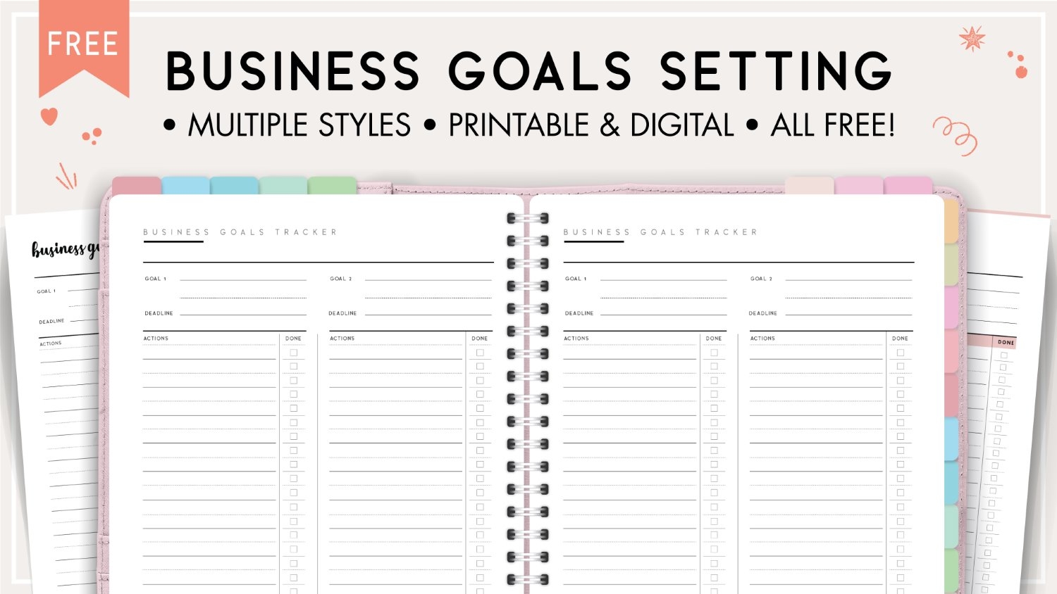 SMART Goals Worksheet Template