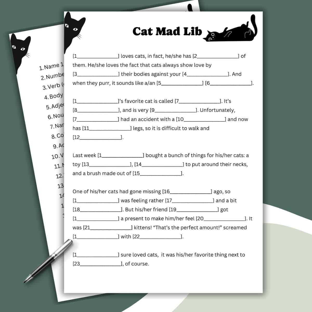 Free Printable Thanksgiving Mad Libs For Kids