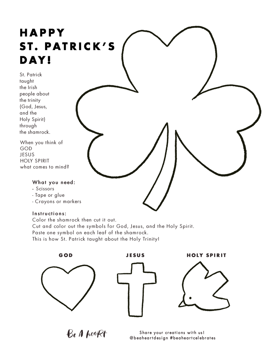Catholic Saint Patrick S Day Activities