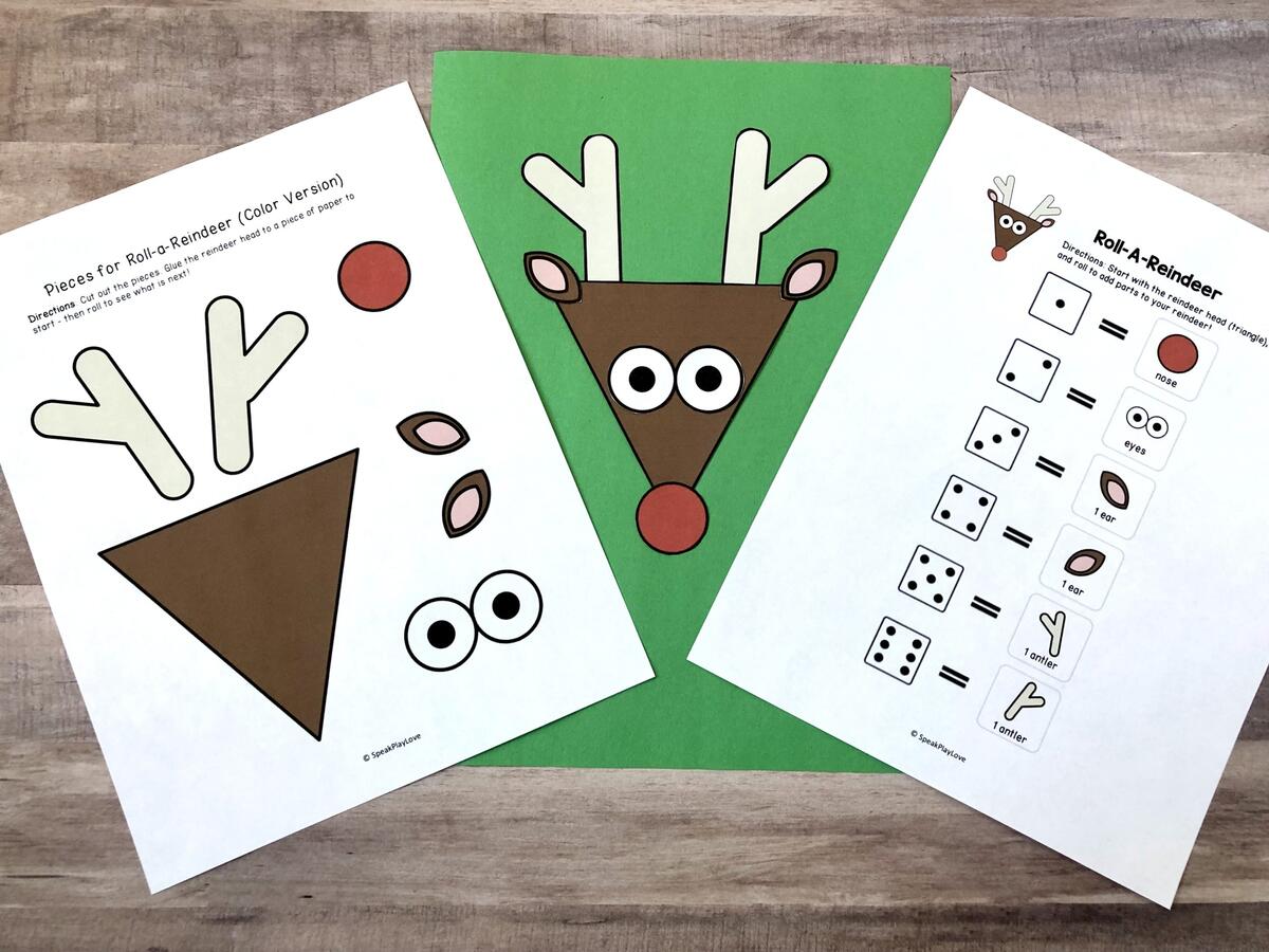 Christmas Speech Therapy Activities And Crafts Speak Play Love