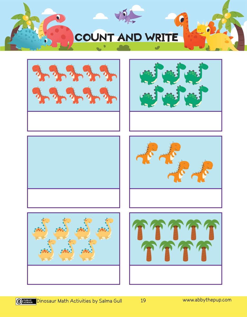 Count And Write How Many Dinosaurs Worksheet Free Printable Worksheets Count And Write How Many Dinosaurs Worksheet Free Printable Worksheets