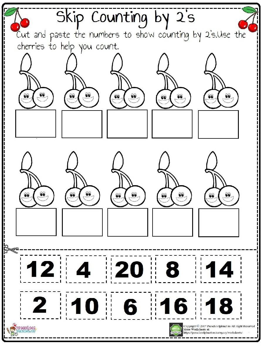 Counting By 2s Worksheets