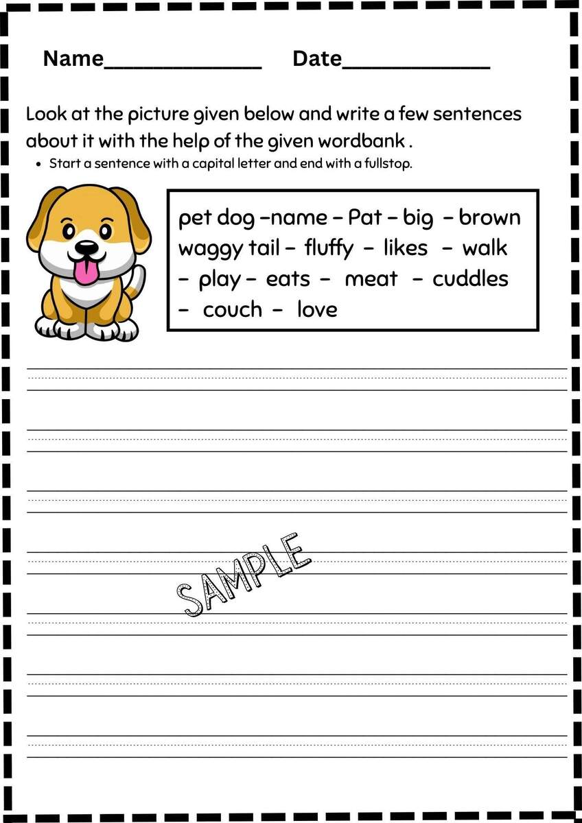 Creative Writing Worksheets For Kids 6 Fun Animal Prompts Creative Writing Worksheets For Kids 6 Fun Animal Prompts