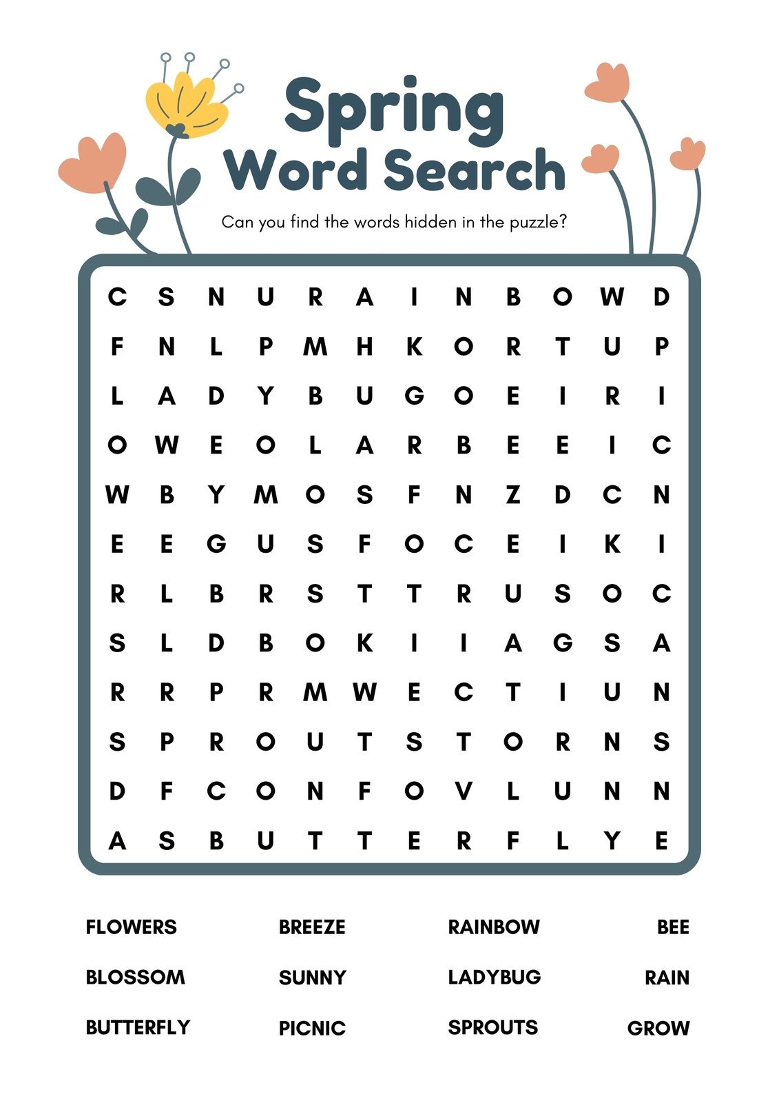 Parts Of A Flower Worksheet Free Printable Digital PDF