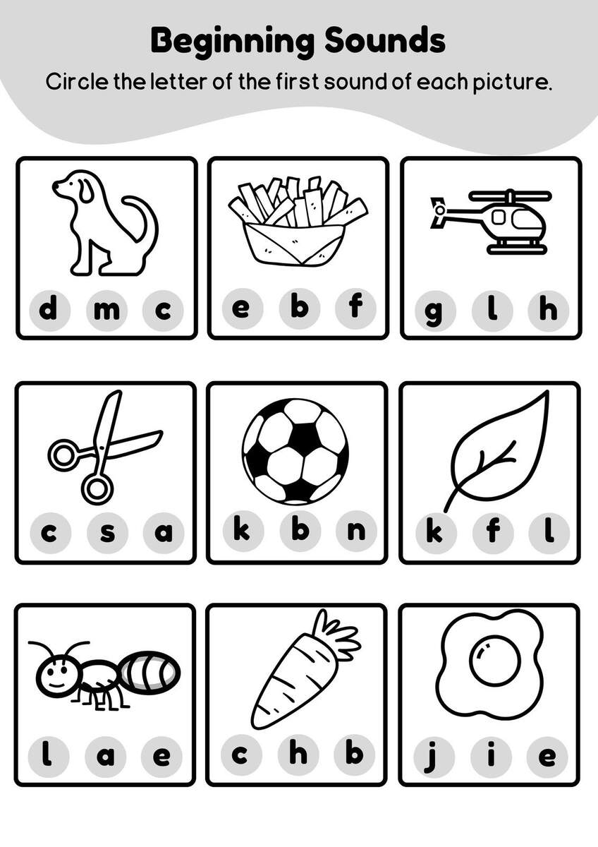 Customize 63 Kindergarten Beginning Sounds Worksheets Templates Online Canva