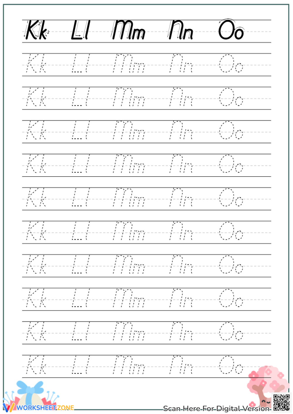D Nealian Worksheets DNealian Cursive Online Worksheet Worksheets Library