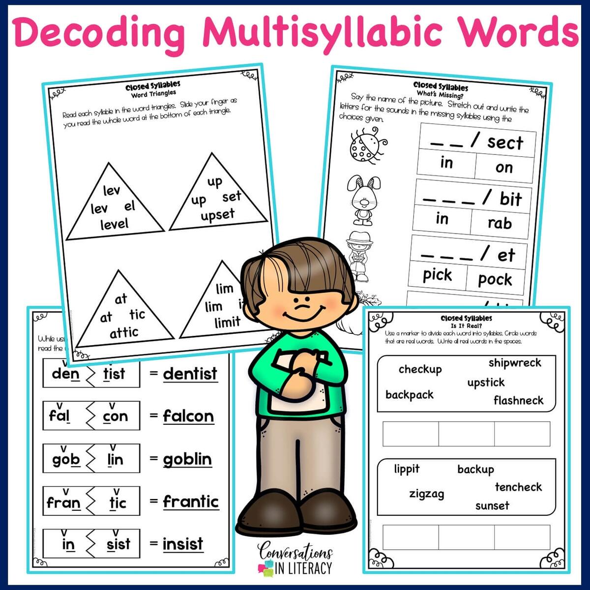 Decoding Multisyllabic Words In 2nd Grade Text Lucky Little Learners Worksheets Library Decoding Multisyllabic Words In 2nd Grade Text Lucky Little Learners Worksheets Library