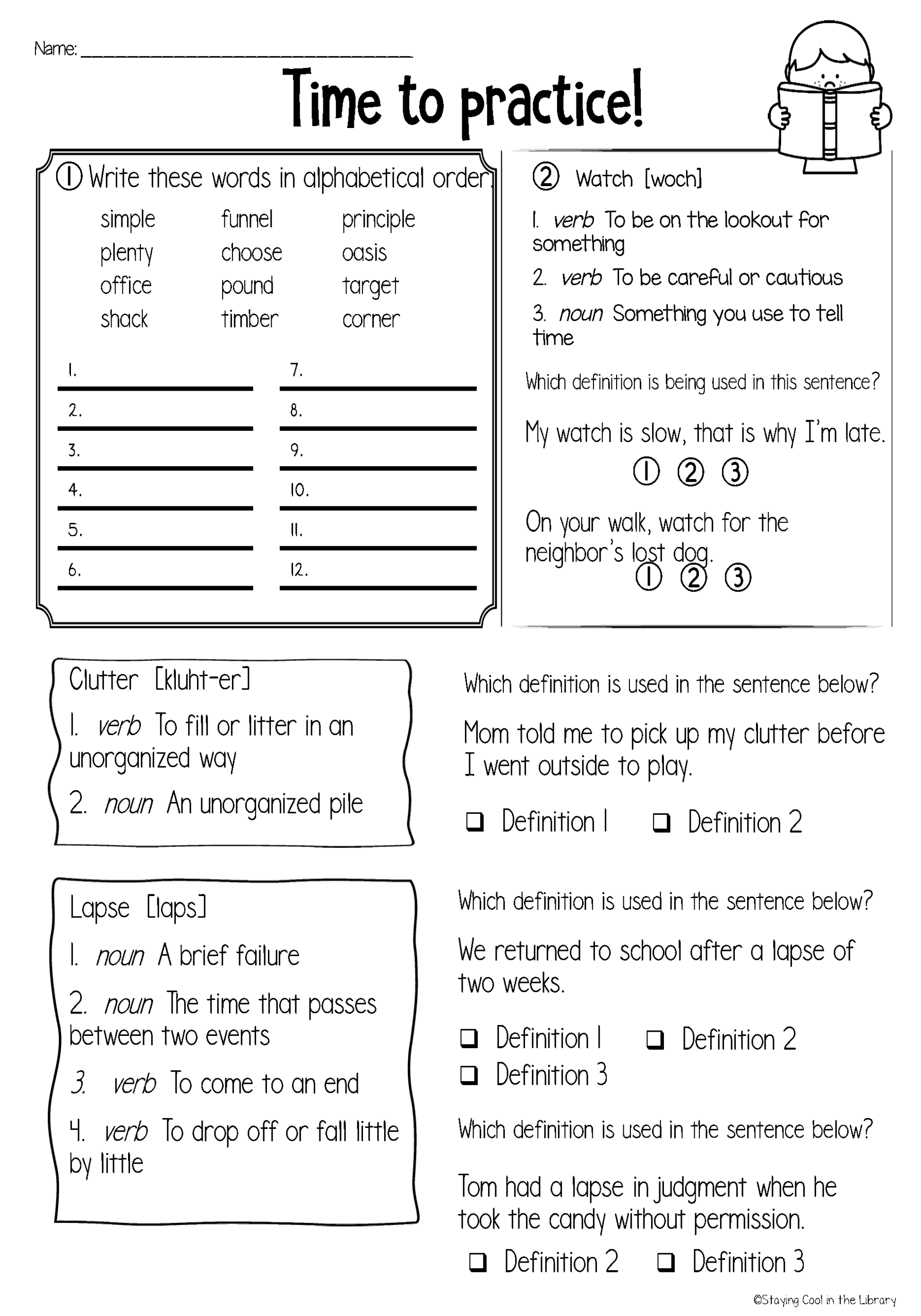 Dictionary Skills And Guide Words Worksheets Dictionary Skills And Guide Words Worksheets