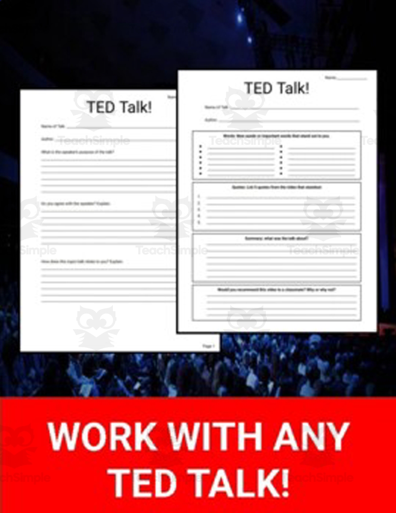 ESL TED Talk Activity The Clues To A Great Story Andrew Stanton By Teach Simple
