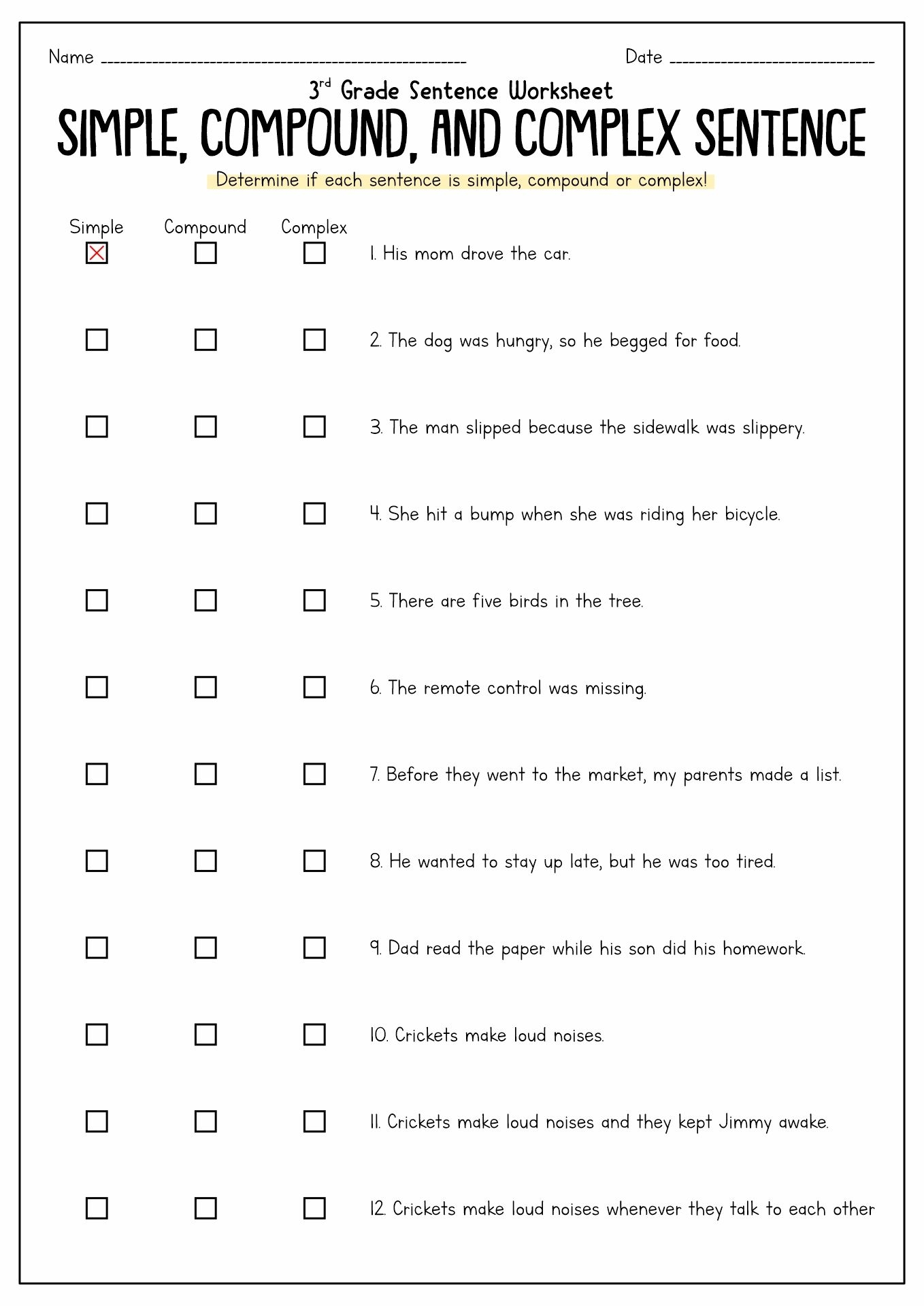 Discover 8 Simple Complex Compound Sentences And Compound Sentences Ideas Sentences Compound Complex Sentence Complex Sentences And More Sentences Worksheets Complex Sentences Worksheets