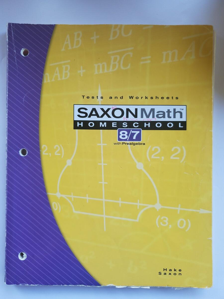 Dive Into Math Saxon Math 8 7 Tailored Homeschool