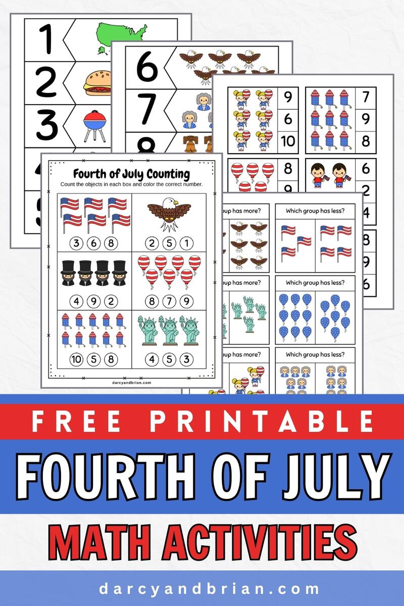 Engaging Fourth Of July Math Activities For Preschool Engaging Fourth Of July Math Activities For Preschool