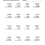 Fifth Grade Arithmetic Worksheet