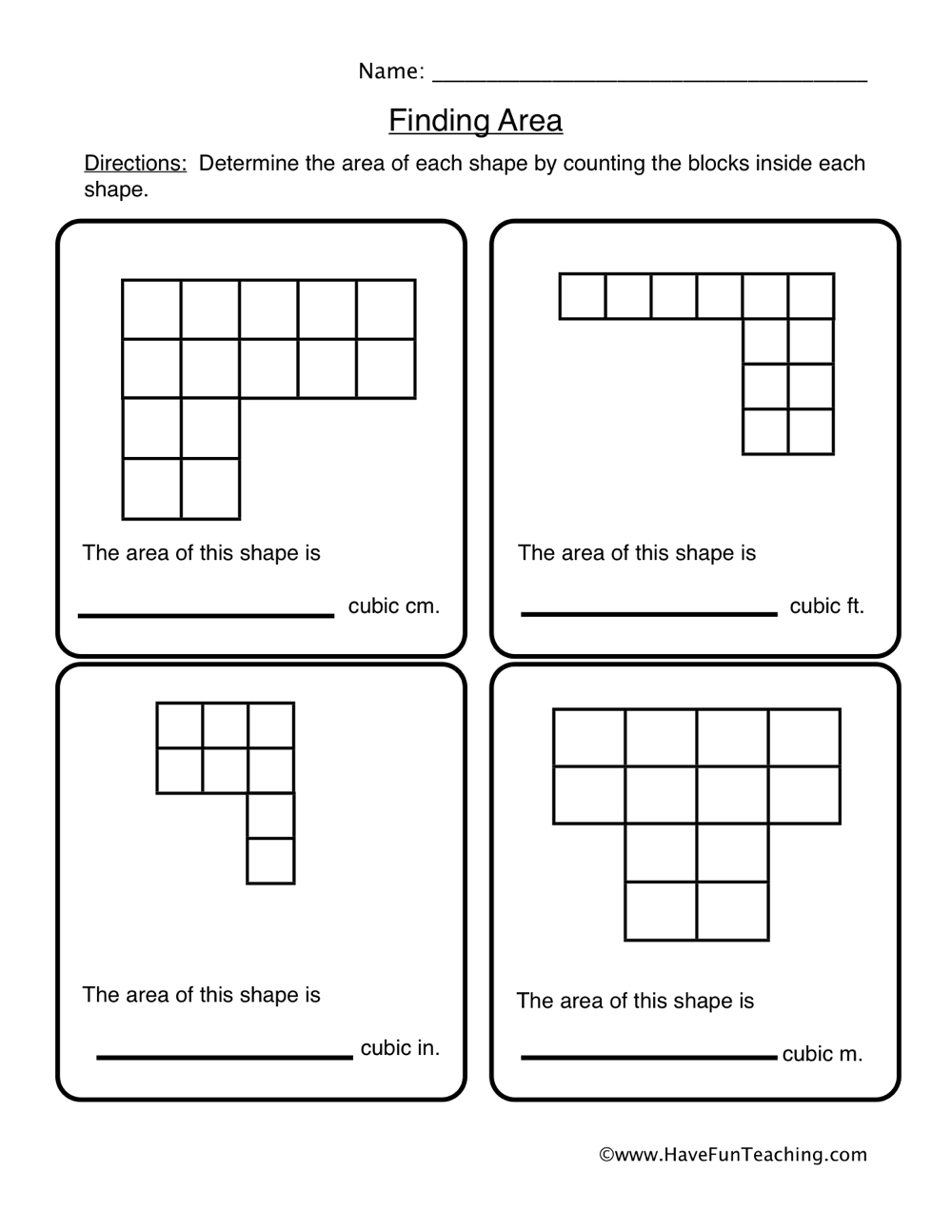Finding Area Of Irregular Shapes Worksheet Have Fun Teaching Area Of Composite Figures Rectangles Examples Solutions Videos Worksheets Activities