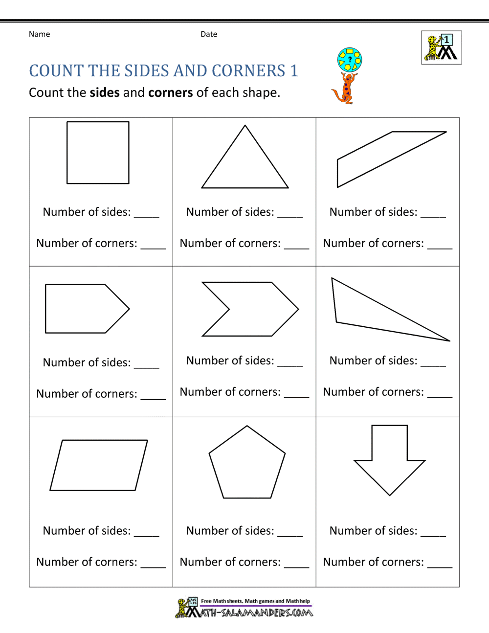 First Grade Geometry