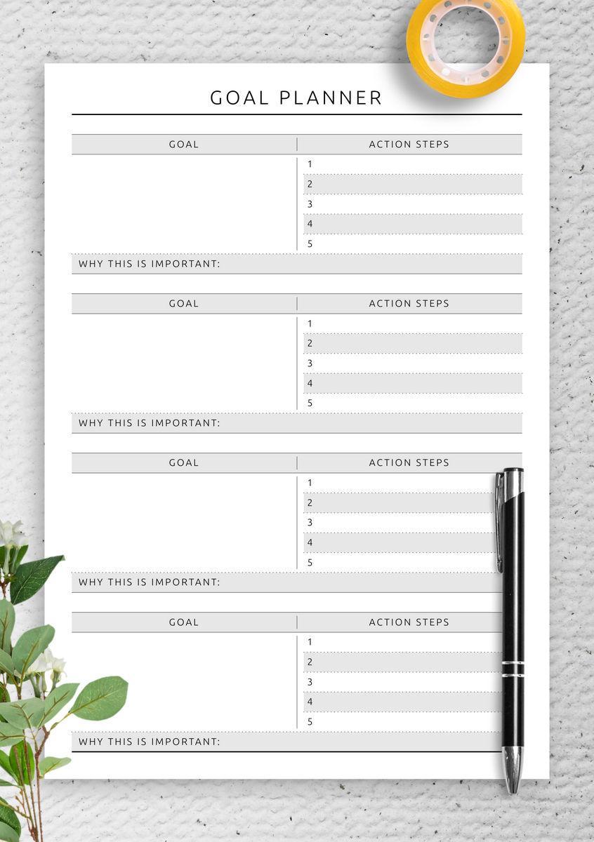 Fitness Goal Planner PDF Build A Routine That Fits Your Life SMART Fitness Goals Examples Printable Freebie Finding Mom