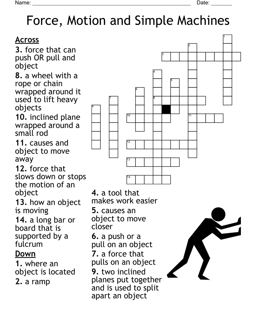 Grade 8 Science Crossword Puzzle 1 Vocabulary Answers Studocu