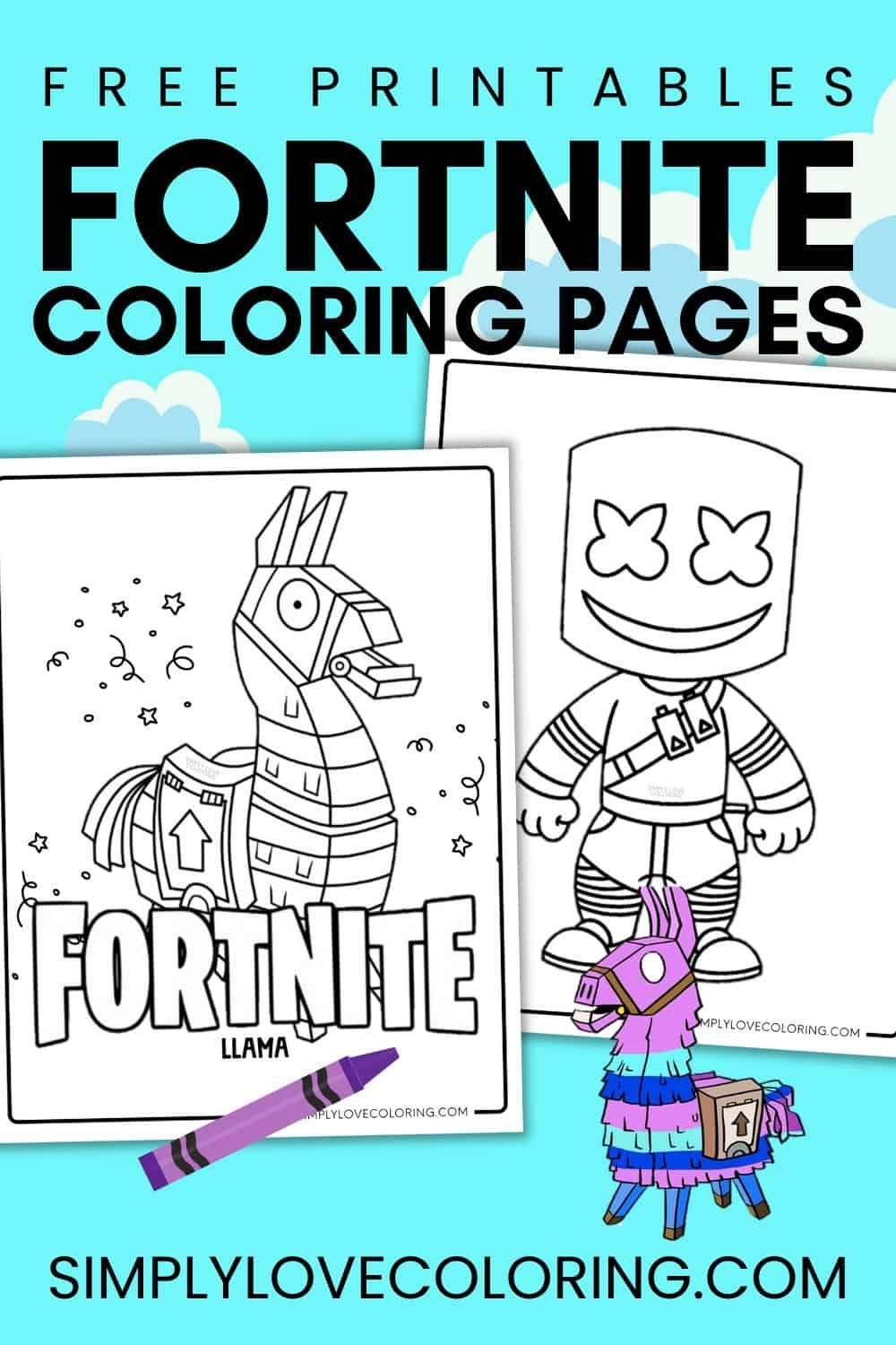 Fortnite Free Coloring Pages PDF Printables And Worksheets Lesson Tutor