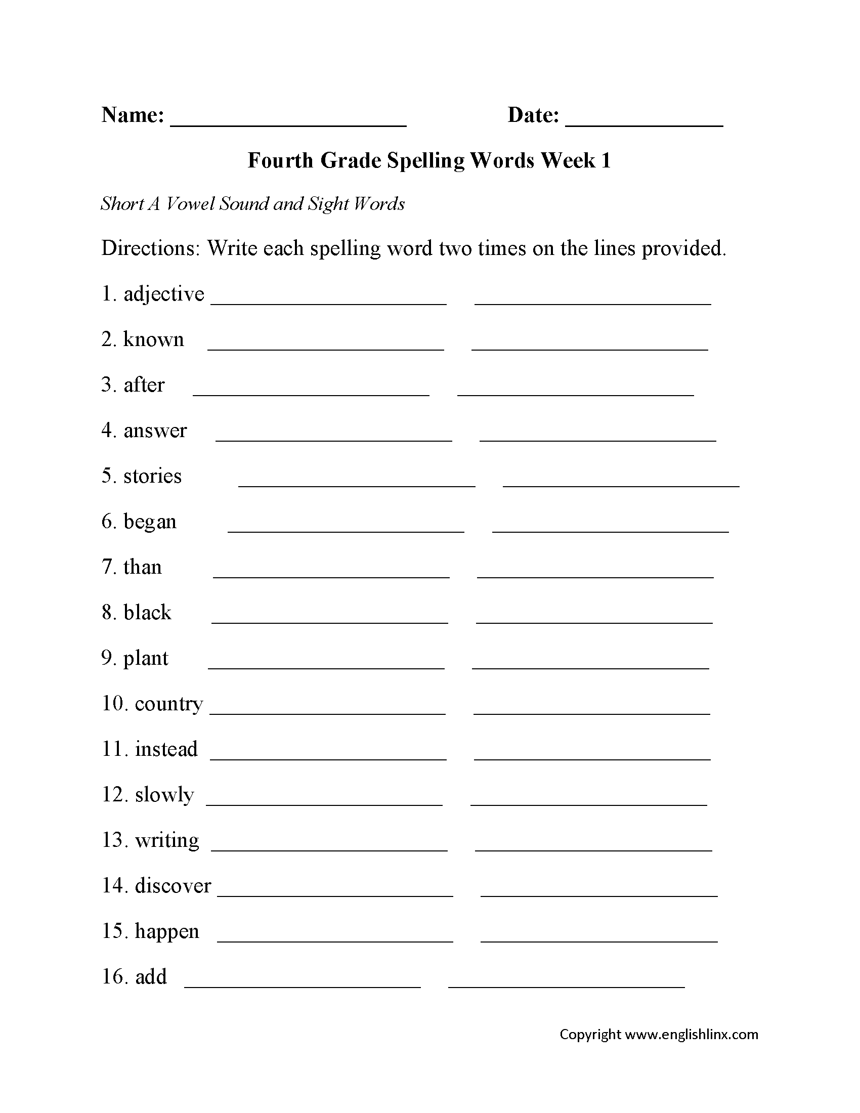 Vocabulary Worksheets Free Download To Use With Any Word List