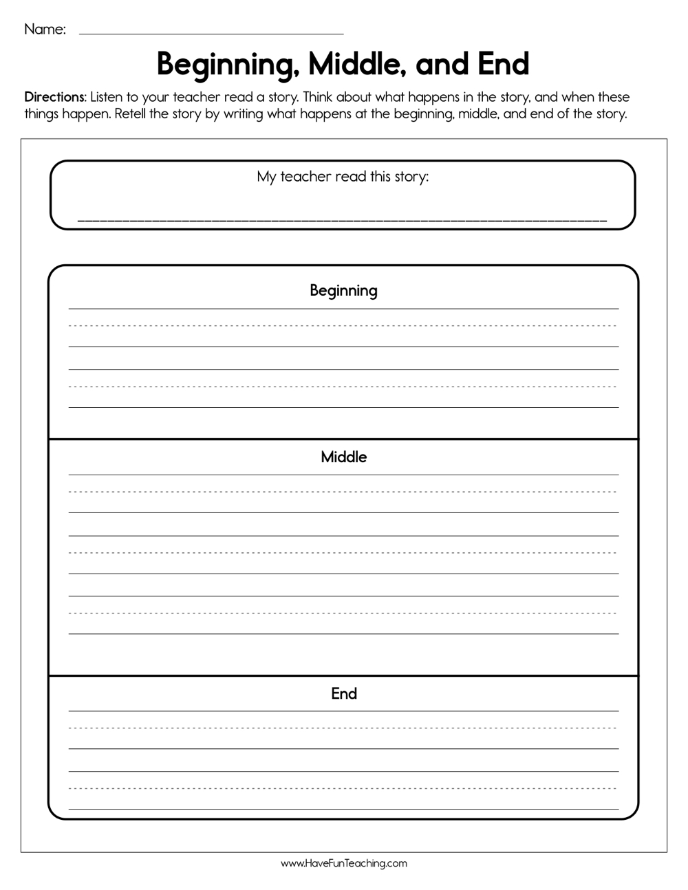 Free Beginning Middle And End Of A Story Worksheet Download Free Beginning Middle And End Of A Story Worksheet Png Images Free Worksheets On Clipart Library