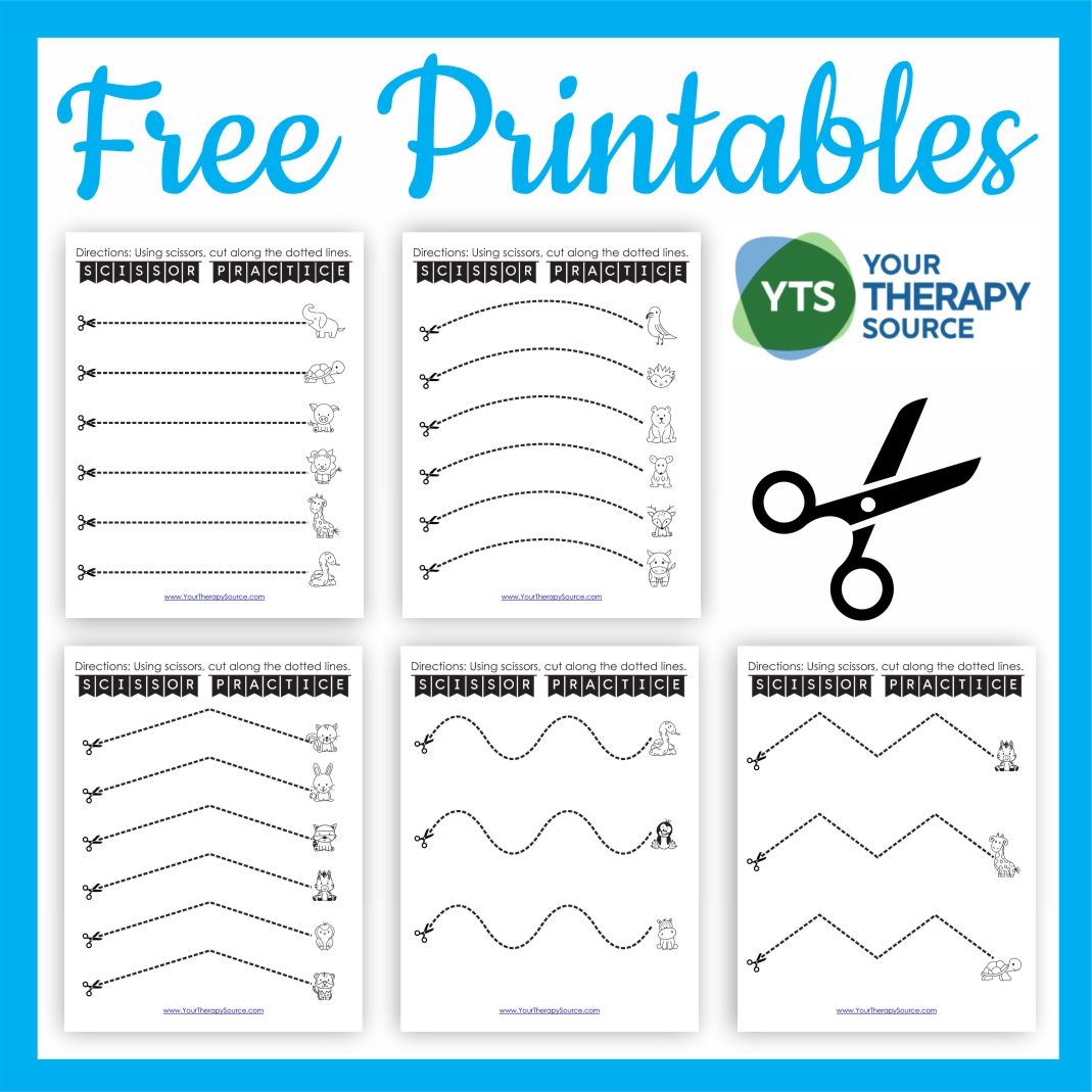 Free Scissor Practice Printable Your Therapy Source